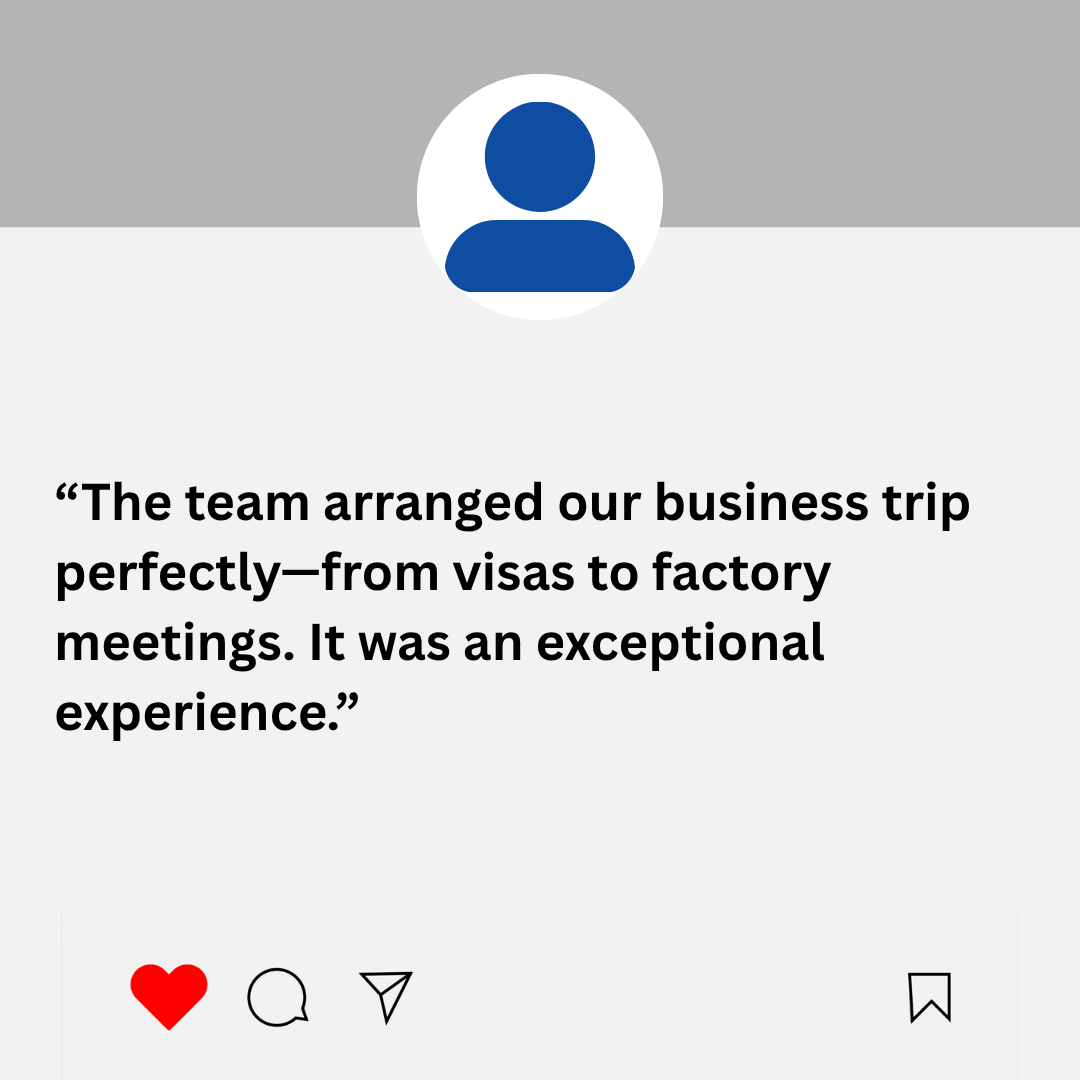 “Tusdeer Global made our sourcing process in China smooth and worry-free. Their team handled everything with professionalism and transparency.” (4)